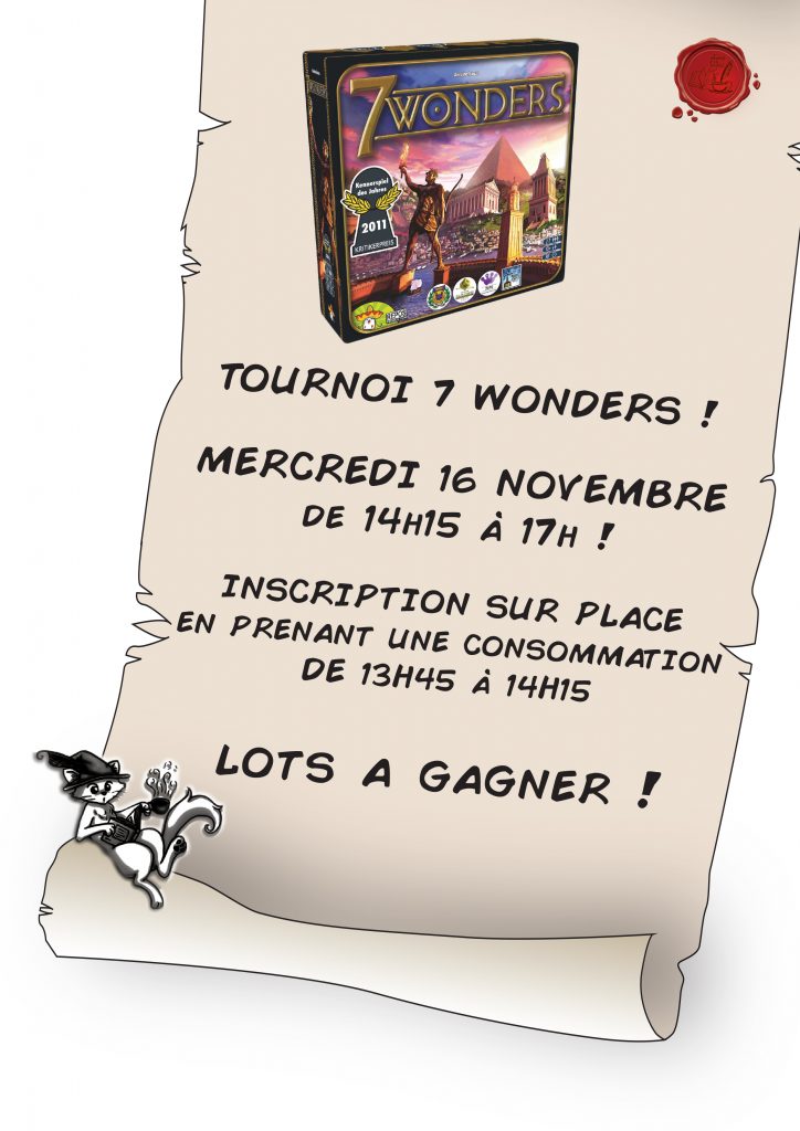 Tournoi 7 Wonders